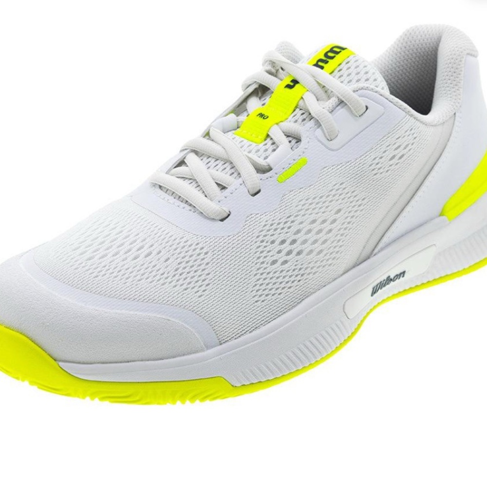 NEW! Women`s Intrigue Pro Oz Tennis Shoes White and Safety Yellow Sz 9